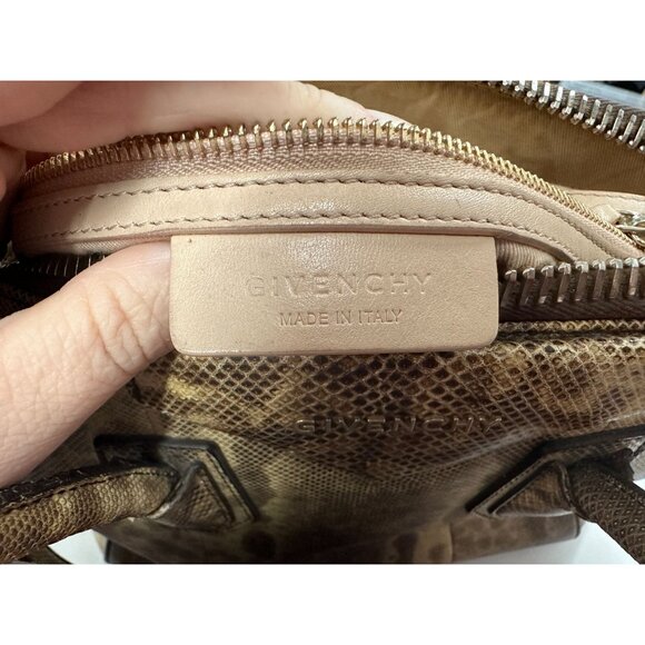 Authentic Retired Givenchy Lizard Handle Antigona Handbag - Picture 3 of 11